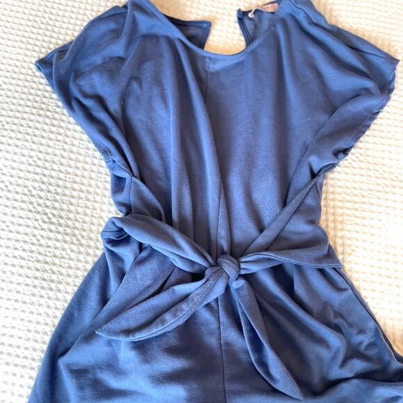 Revolve Blue Tie Romper (Small) - Picture 2 of 2